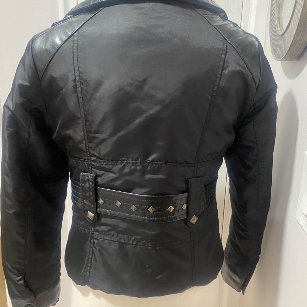 NWOT RARE PEPE JEANS BLK MILITARY STYLE JACKET M - Picture 6 of 10